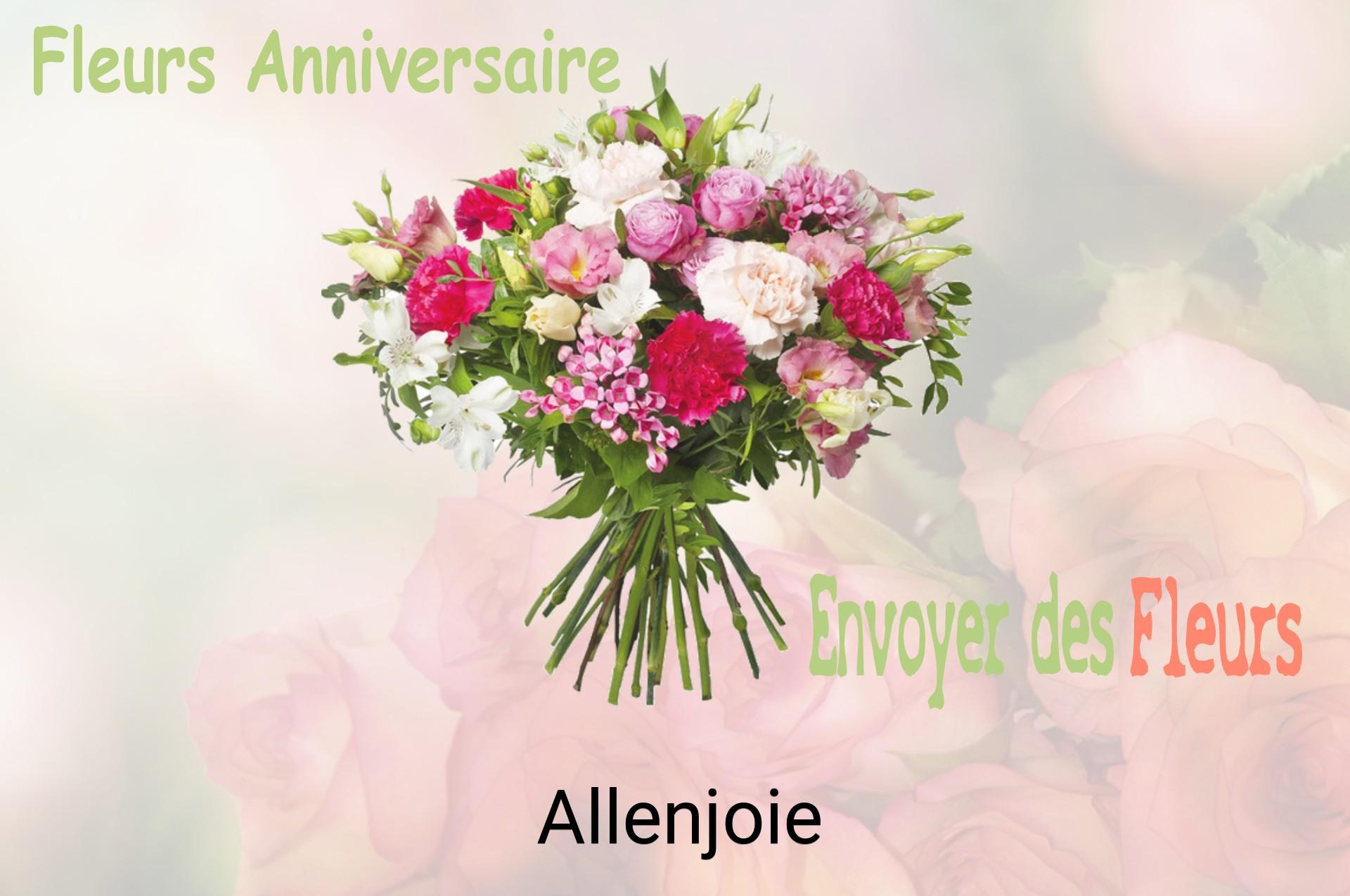 Bouquet de fleurs d’anniversaire livré à Allenjoie
