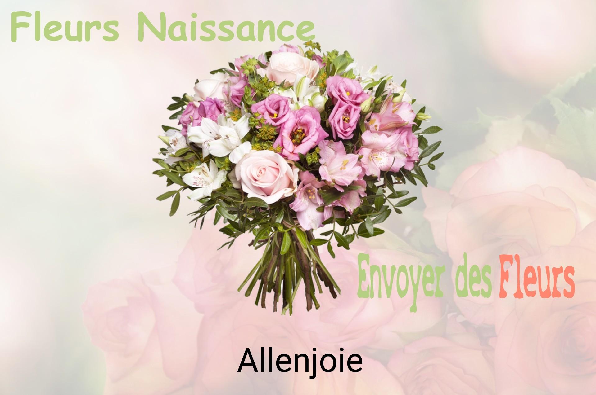 Bouquet de fleurs de naissance livré à Allenjoie